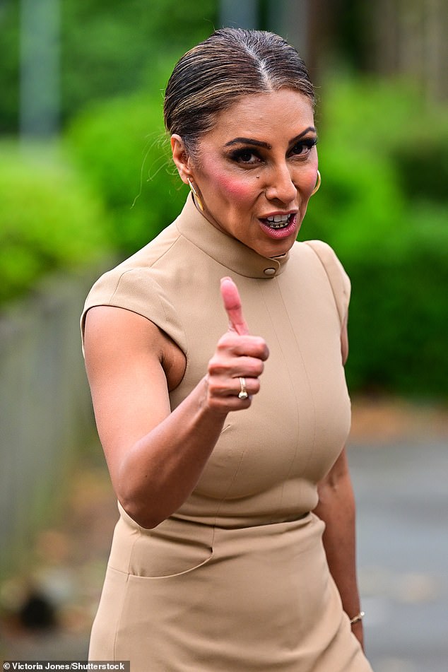 Narinder Kaur is seen leaving Woolwich Crown Court in London