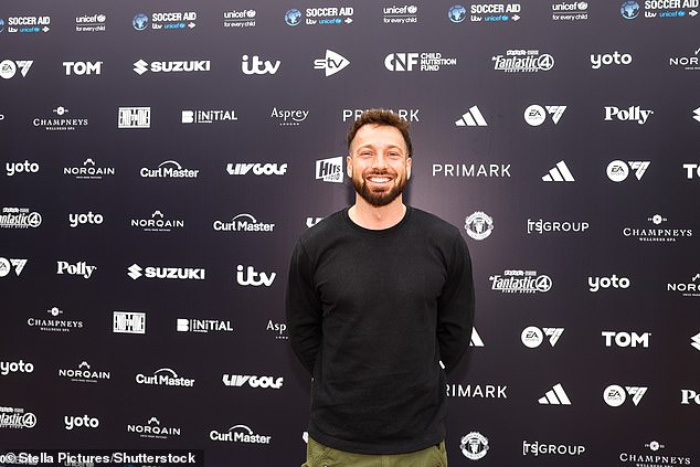 The men are both on the same England team for Unicef - the same charity Sam completed a 260-mile five-day long marathon for on Friday