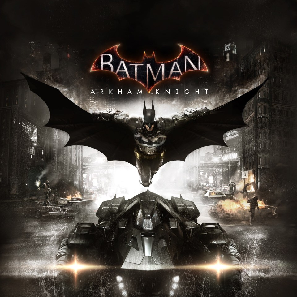 Batman: Arkham Knight box art.