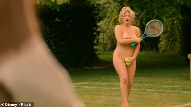 Emily went completely nude in last year's series
