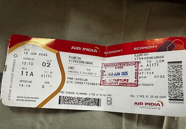 Vishwash was returning home to London after visiting family in India