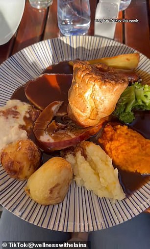 Elaina's roast dinner
