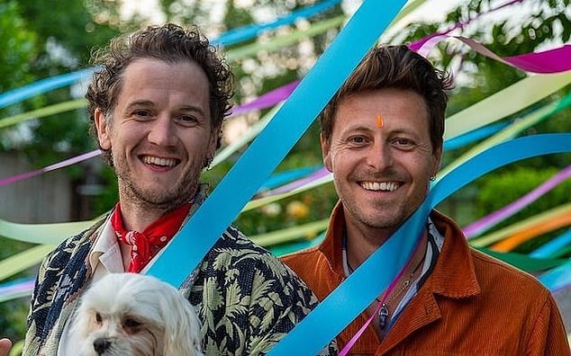 Fiongal (L) and Jamie Greenlaw-Meek, (R). Mr Meek, 45, and husband Fiongal Greenlaw, 39, who live in London, run a wellness and healthy lifestyle company called the Wellness Foundry, and had been in India on holiday