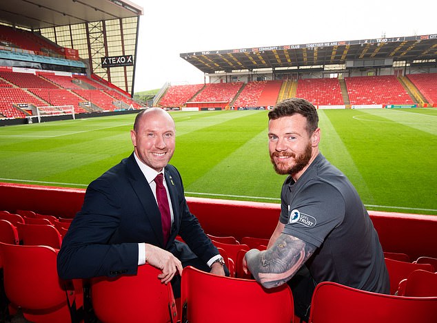 Mr Gray pictured at Aberdeen's Pittodrie Stadium