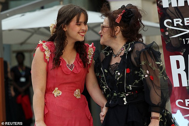 Nell was pictured with her mother Helena, 59, as they attended the Royal Academy of London's Summer Exhibition on Wednesday evening