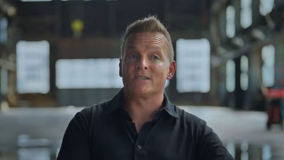 Man speaking about the Titan submersible.