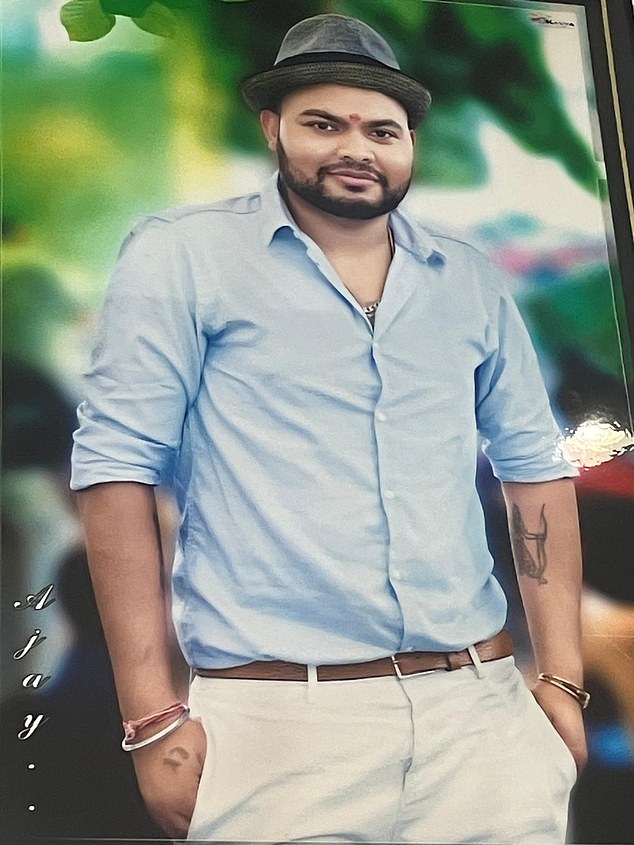 Ajaykumar, 35, was sat relatively near his brother who miraculously survived