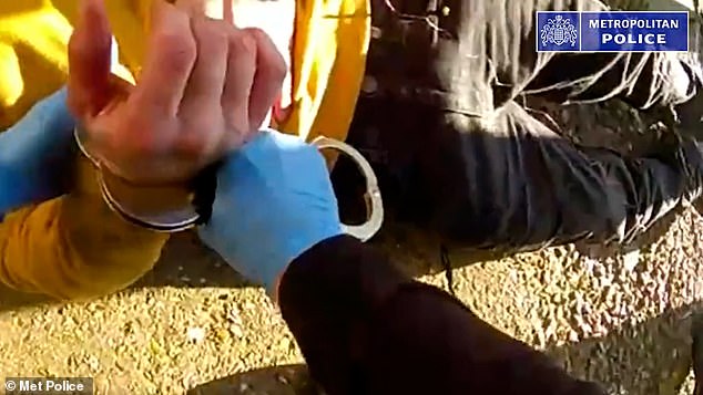 Monzo was eventually arrested by officers after being tasered in a garden