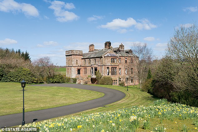 Mr Maddison and fourth wife Evelyn bought a 16th Century property called Robgill Tower (pictured), near Dumfries in Scotland for £650,000 where the couple lived 'reclusively'