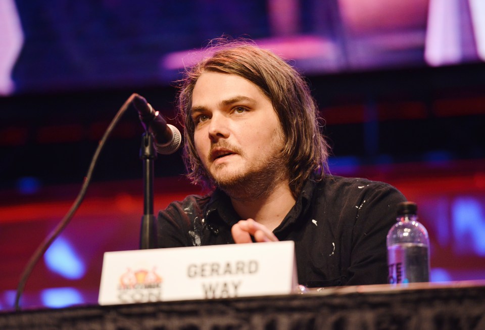 Gerard Way at the 2019 Los Angeles Comic-Con.
