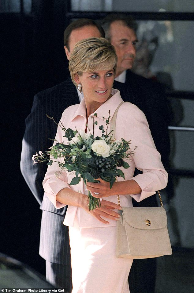 Princess Diana used to visit daily when her marriage was breaking up (pictured in 1997 leaving The Savoy Hotel after attending The Daily Star Gold Awards for Courage and Bravery)