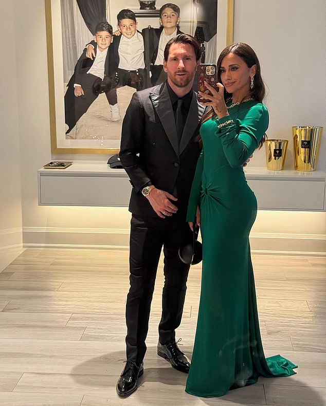 Messi's wife and childhood sweetheart Antonela Roccuzzo will be there to watch the tournament in the States