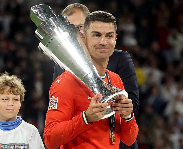 Ronaldo captained Portugal to their second Nations League trophy, scoring in the final