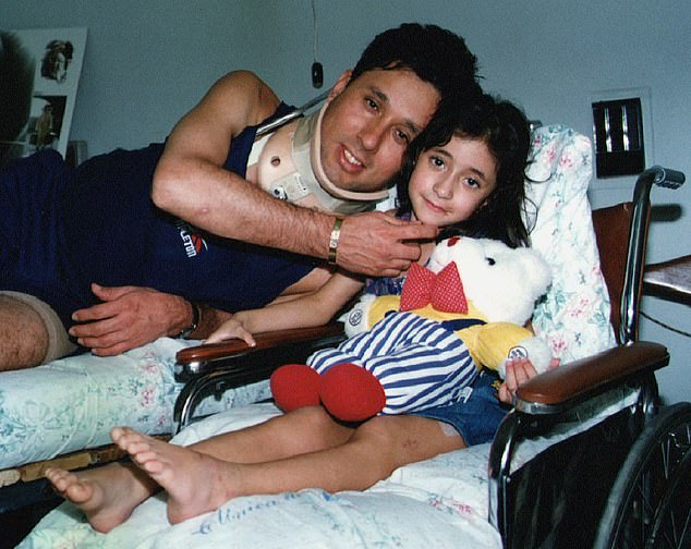 Michelle Dussan and her father Gonzalo were among just four survivors of an American Airlines plane crash in Colombia in December 1995