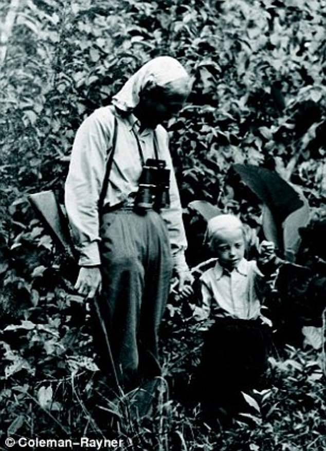 Juliana, pictured with her mother Maria, was raised by her zoologist parents in Panguana in the rainforest, where she learnt about its ecosystem