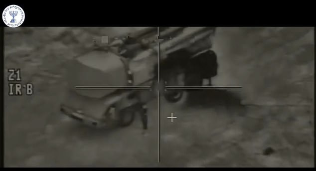 Drone footage shows Mossad's operation targeting air defence and missile launchers
