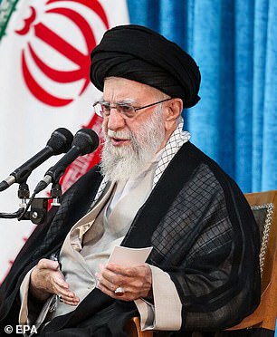 A handout picture made available by Iran's Supreme Leader Office shows Iranian supreme leader Ayatollah Ali Khamenei