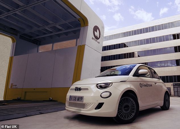 Announcing the move, Fiat's statement reads: 'This collaboration represents a significant step forward in offering a technical solution that further simplifies the use of EVs, while also reflecting the Italian brand's commitment towards promoting urban and sustainable mobility'