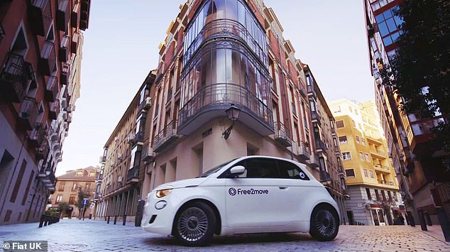 By this summer, Fiat - in partnership with battery swap provider Ample and mobility service Free2move - will have 100 500e electric city cars using the battery swapping station in Madrid