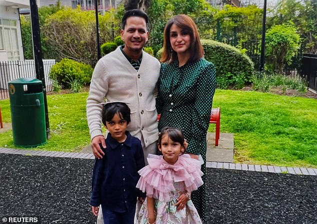 Harrods brand ambassador Mariam Ali Syed, 35, her husband Javed - a manager at the Best Western Kensington Olympia Hotel - and their children, Zayn, five, and Amani, four, were passengers on stricken Air India Flight 171