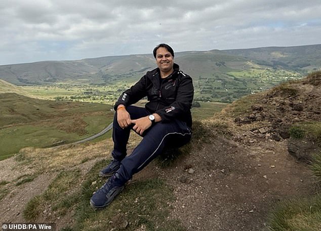 Dr Prateek Joshi, a radiologist at the Royal Derby Hospital, who was on the Gatwick-bound Air India flight that crashed in India with his family