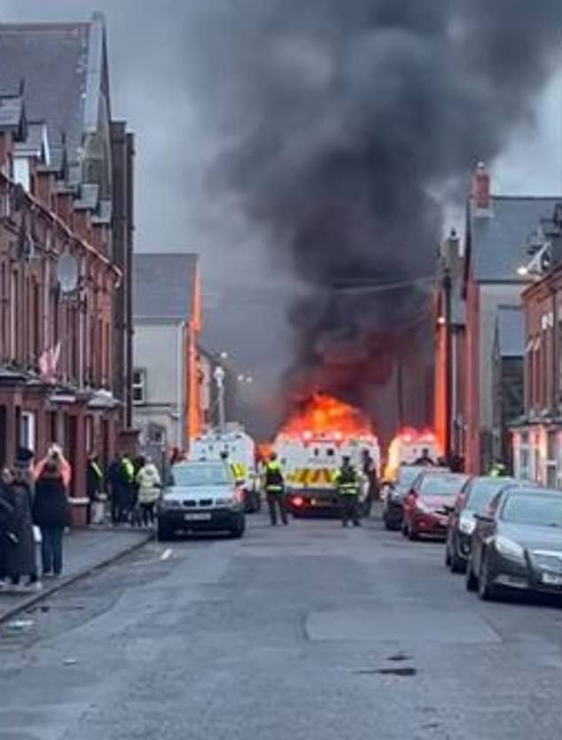 The violence appears to have sparked by an alleged sexual assault, for which two Romanian teenagers have been arrested