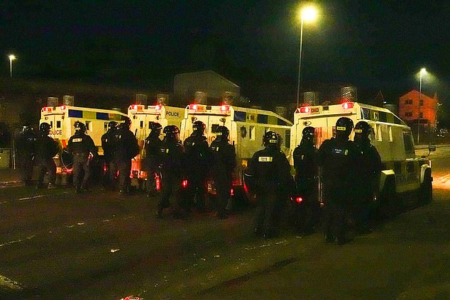 As well as The Troubles, the scenes that followed in successive nights of violence also called to mind last summer's riots across England after the Southport murders