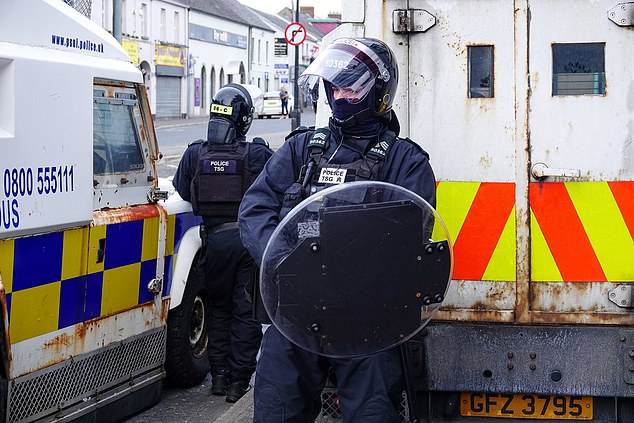 Hundreds of officers are being deployed around Northern Ireland to try and restore peace