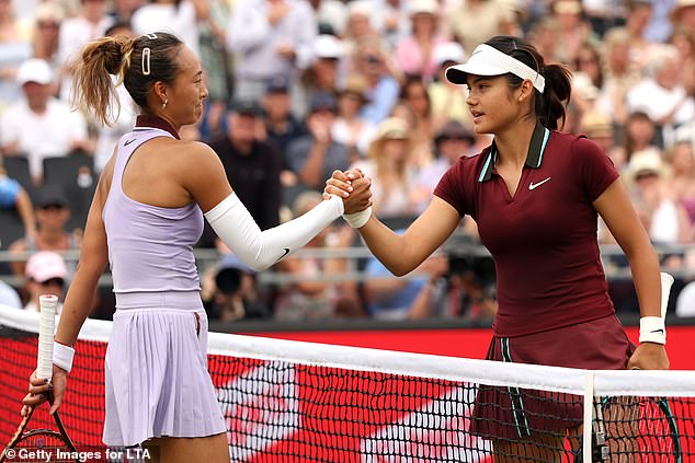 Raducanu is due to play in Berlin next week but her back issues are causing concern
