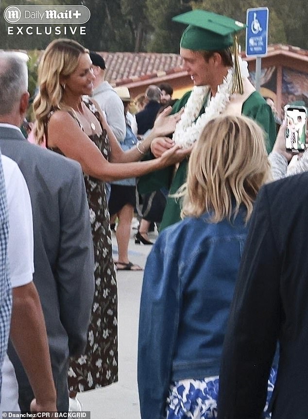The source went on to say, 'Cayden loved that his parents were there to support him, it was a fun day and everyone knows the drill'