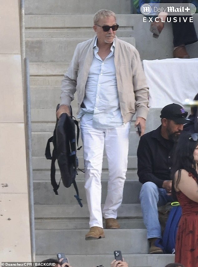 Costner's large blended family also includes son Liam, 28, from his relationship with Bridget Rooney