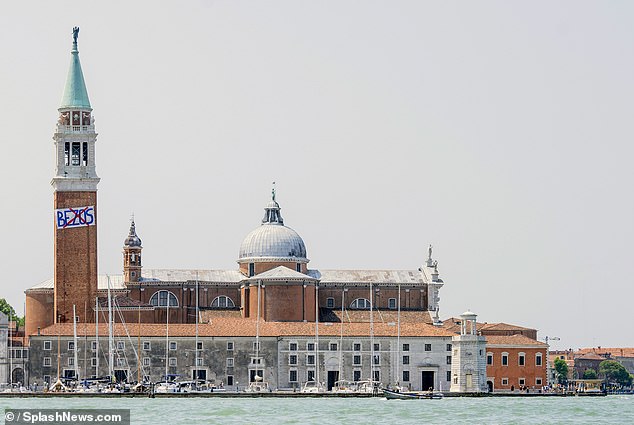 Dream location: San Giorgio church is said to be a wedding venue for Jeff Bezos and Lauren Sanchez