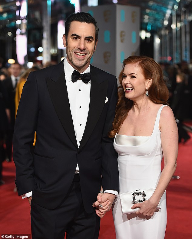 Baron Cohen, 53, and Fisher, 49, (pictured in 2016) met in 2001 and married in 2010. They were believed to have one of the strongest marriages in film - before quietly separating in 2023