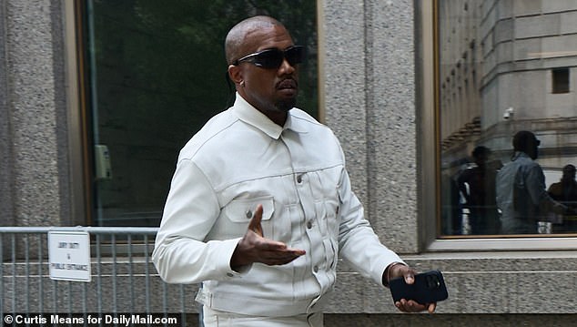 Meanwhile, Kanye was reportedly not on the approved attendee list for the day and was instructed to watch the proceedings via a closed-circuit video feed in the overflow room