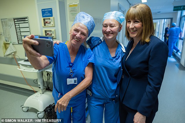 Speaking to the Commons, the Chancellor said she is making a 'record cash investment' in the NHS, worth an extra 3 per cent a year in real terms