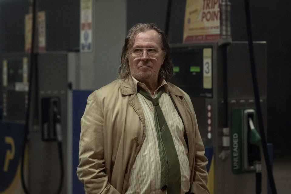Gary Oldman in a scene from "Slow Horses."