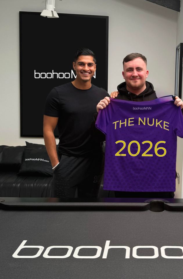 BoohooMAN and Luke Littler announce renewed partnership.