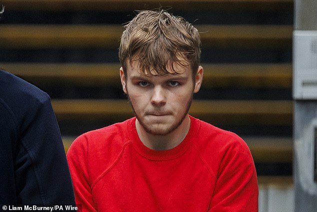 Michael Elliott, 18, appeared in court today where he faced charges relating to the disorder in Ballymena