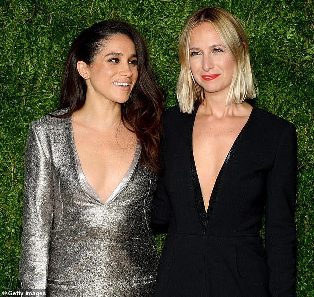 Meghan Markle and Misha Nonoo attend an award show together in 2015