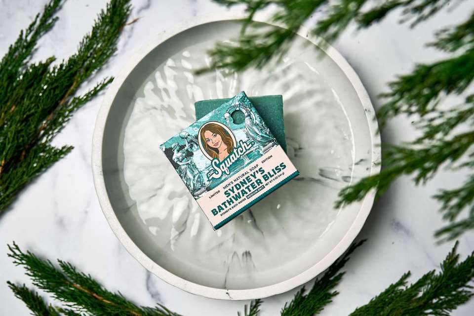 Sydney Sweeney's Dr. Squatch bathwater soap.