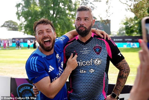 The reality star was also joined by his former I'm A Celebrity campmate Tony Bellew