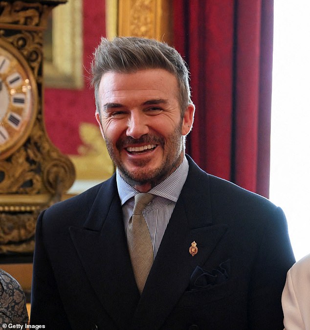 David declared himself 'immensely proud' as he finally received a knighthood after years of being snubbed