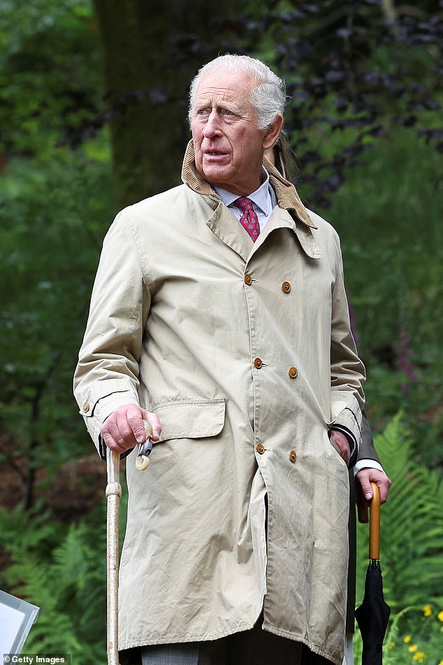 As a former polo player and one of the Royal Family 's most accomplished equestrians, the monarch rode for years in the parade - both for his mother's official birthday celebrations and then for his own. But he will not appear on horseback at the event this weekend and will instead travel in a carriage for the procession from Buckingham Palace to Horse Guards Parade and back, according to The Sunday Times. Pictured earlier this month
