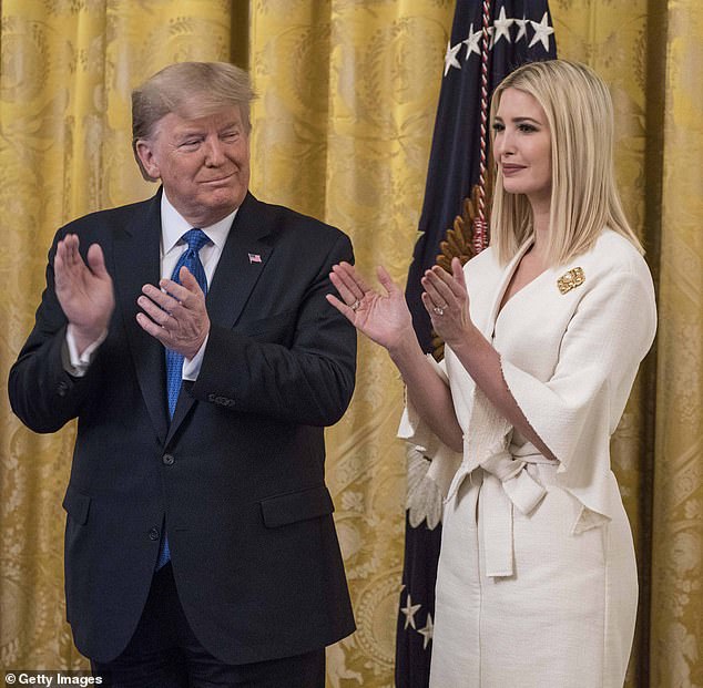 Ivanka is known for donning tops with elbow¿length fluted sleeves or bell sleeves, which is another tactical choice