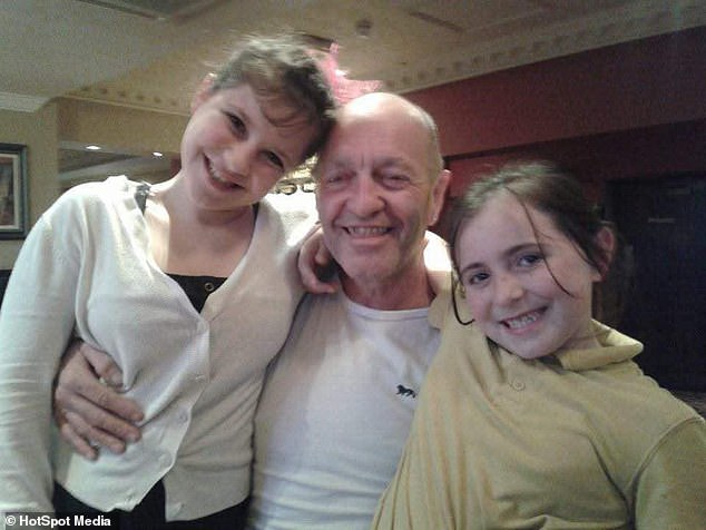 Now the siblings from South Wales have laid bare the devastating experiences they endured to raise awareness of child sexual abuse. Left, Taylor, and right, Chloe, as children with their father