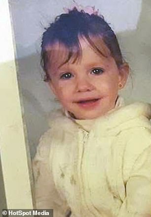 Taylor aged three