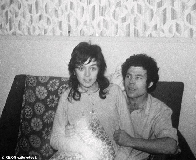 She also launched a sarcastic rant against the student for believing stories in the media. Pictured: Fred and Rose West captured here in rare family photographs