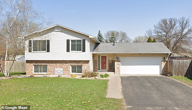Hoffman's residence in Champlin, Minnesota