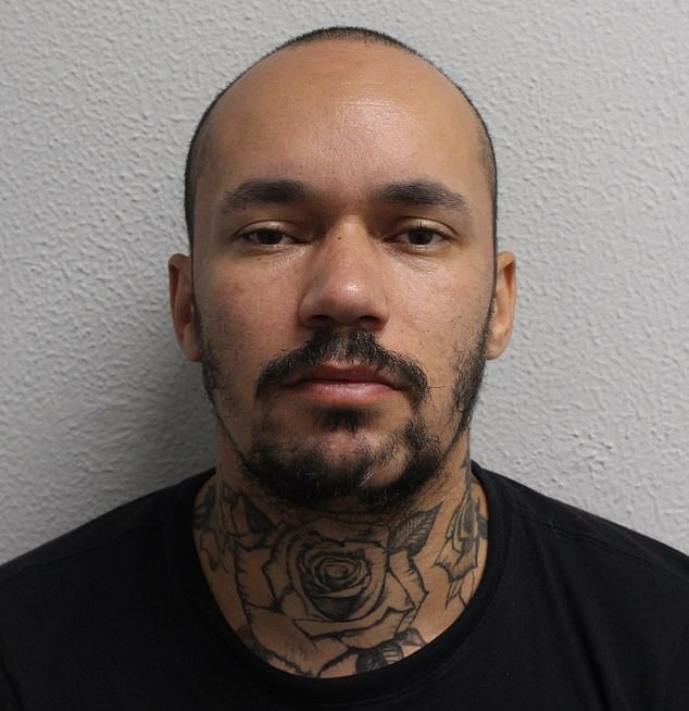 Leigh Holder (above) was also convicted of perverting the course of justice after driving her away from the scene, helping to dispose of the knife and throwing armed police off the scent