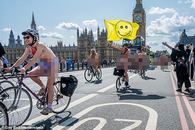 This years event had eight different starting points across the city which merged together at Westminster Bridge